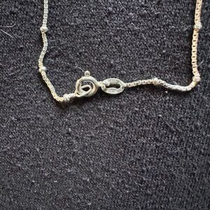 Italian 925 Sterling silver Men’s Box Link Necklace and bracelet.